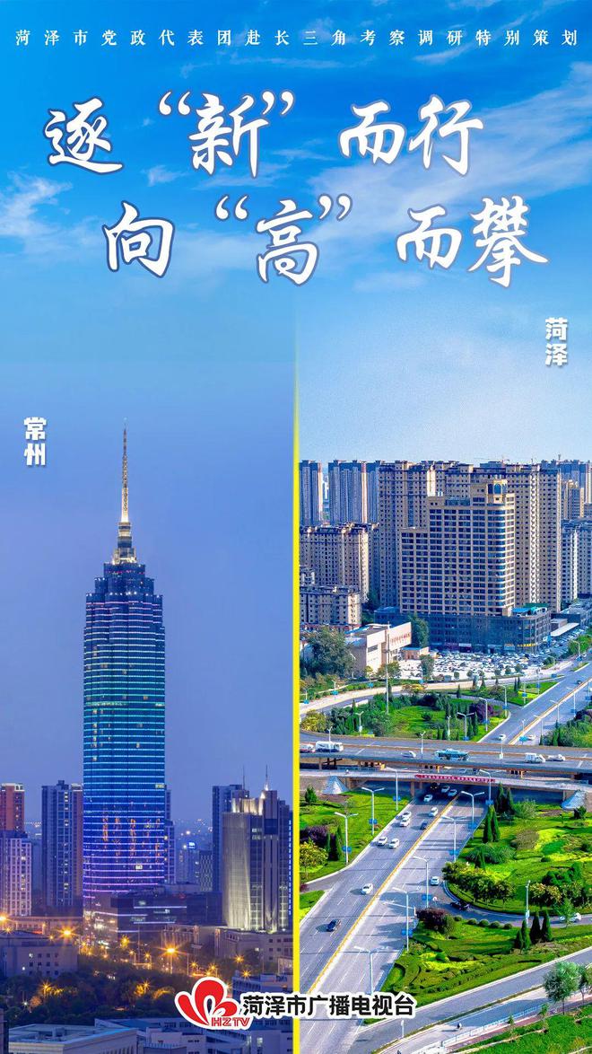 逐“新”而行 向“高”而攀——菏泽市党政代表团赴长三角学习考察之常州篇(图1) 逐“新”而行 向“高”而攀——菏泽市党政代表团赴长三角学习考察之常州篇(图1)